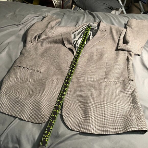 Pronto Uomo Platinum Mens Blazer Size 50 Reg 100% Wool - Picture 7 of 16